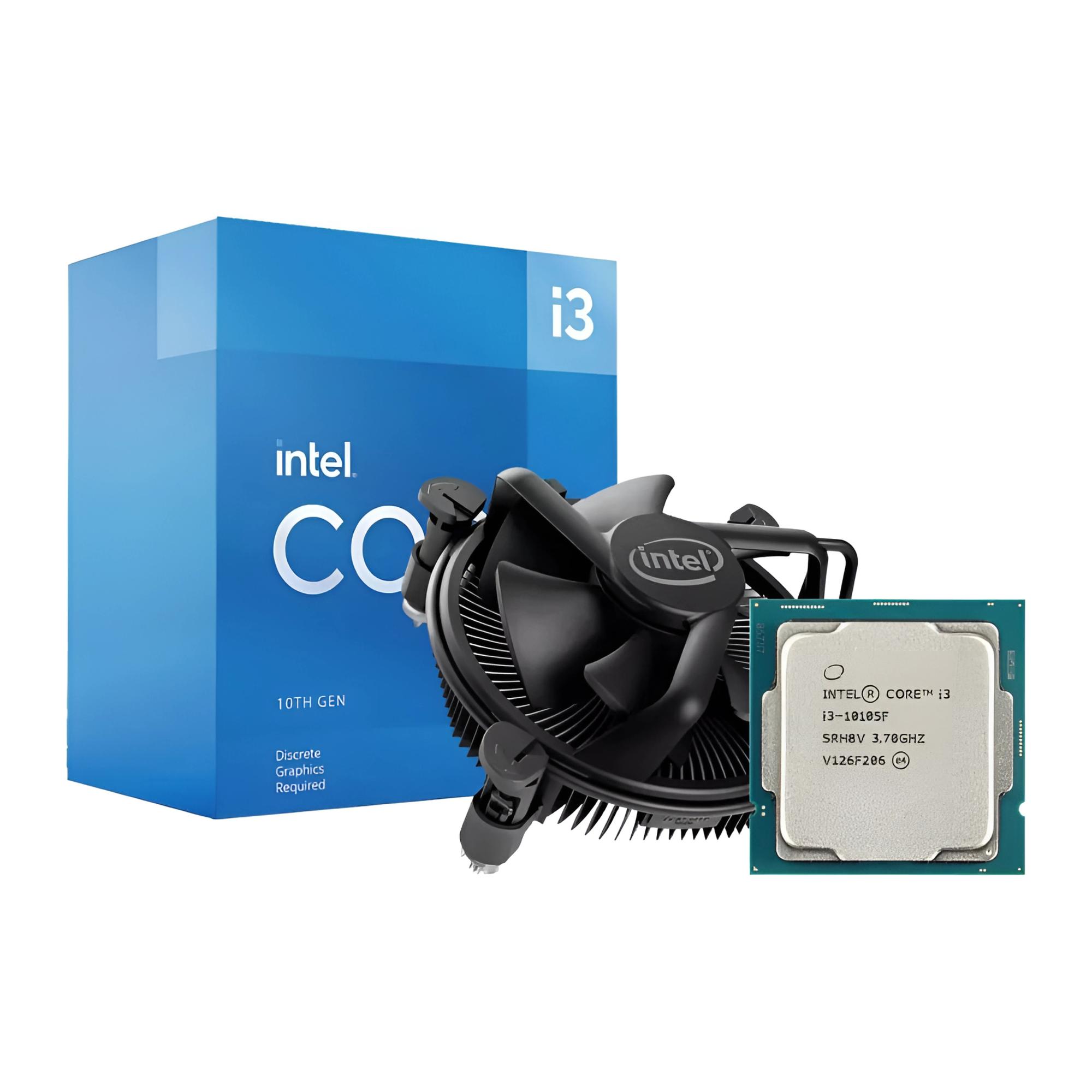 PROCESSADOR INTEL LGA 1200 I3 10105F 3.7GHZ BOX PROCESSADOR INTEL LGA 1200 I3 10105F 3.7GHZ BOX